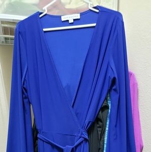 Royal Blue Wrap Dress